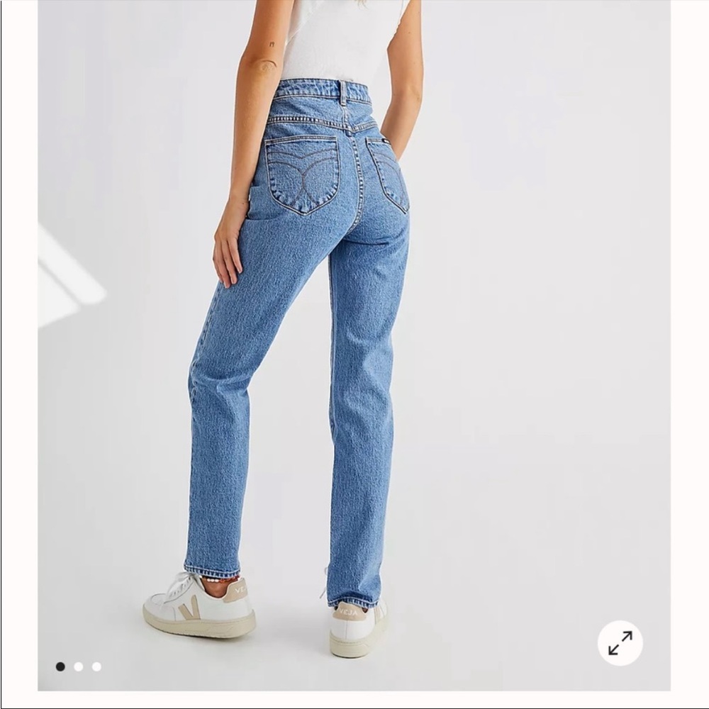 ROLLAS HIGH WAISTED DUSTER JEANS 26